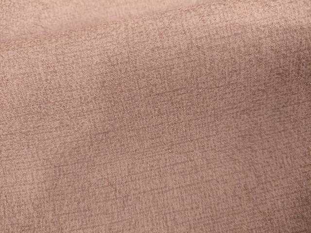 平和屋着物▽上質な色無地　単衣　紅梅色　正絹　逸品　AABI7166cs