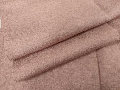 平和屋着物▽上質な色無地　単衣　紅梅色　正絹　逸品　AABI7166cs