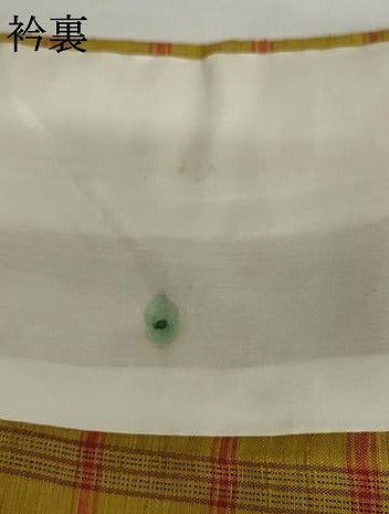 平和屋着物▽上質な紬　単衣　格子　正絹　逸品　AABI7193cs