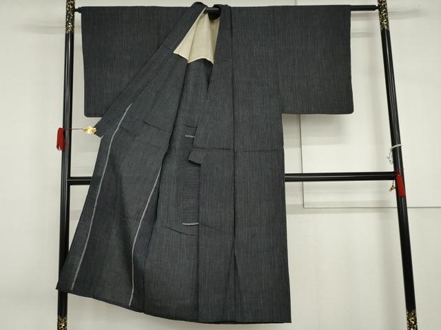 平和屋着物▽男性　単衣　縞　正絹　逸品　AABI7212cs 平和屋着物▽男性 単衣 縞 正絹 逸品 AABI7212cs