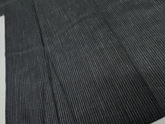 平和屋着物▽男性 単衣 縞 正絹 逸品 AABI7212cs