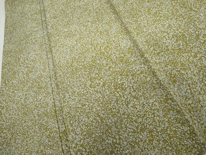 平和屋着物▽上質な小紋　単衣　作家物　霞文　丹後ちりめん　反端付き　正絹　逸品　AABI7221cs