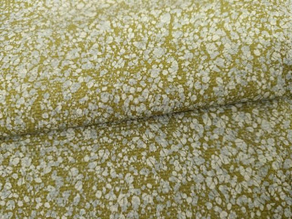 平和屋着物▽上質な小紋　単衣　作家物　霞文　丹後ちりめん　反端付き　正絹　逸品　AABI7221cs
