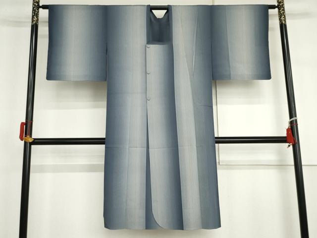 平和屋着物▽道行コート　スリーシーズン　春夏秋　塵除け　霞間道　暈し染め　正絹　逸品　AABI7262cs