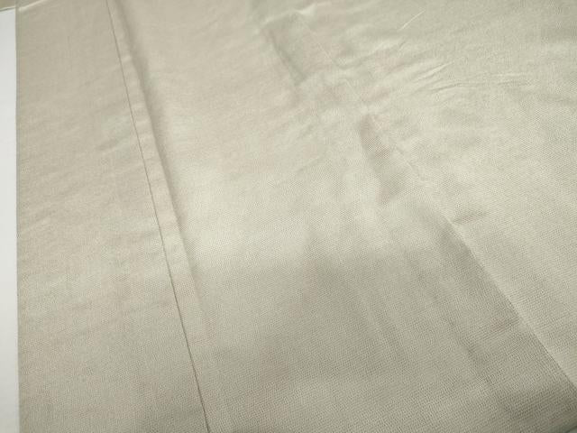 平和屋着物▽本塩沢　単衣　蚊絣　正絹　逸品　AABI7264cs