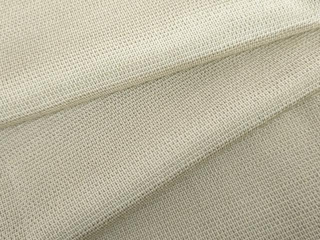 平和屋着物▽本塩沢　単衣　蚊絣　正絹　逸品　AABI7264cs