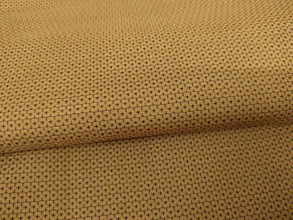 平和屋着物▽お召　単衣　100亀甲　総詰め　正絹　逸品　AABI7278cs