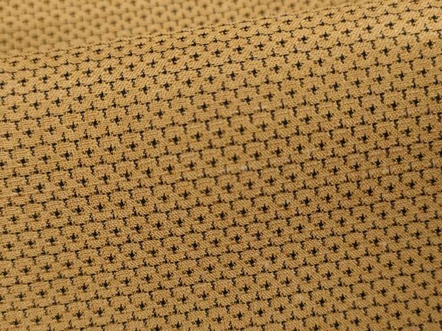 平和屋着物▽お召　単衣　100亀甲　総詰め　正絹　逸品　AABI7278cs