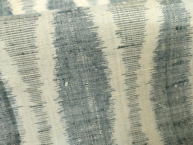 平和屋着物▽上質な紬　単衣　立涌文　正絹　逸品　AABI7279cs