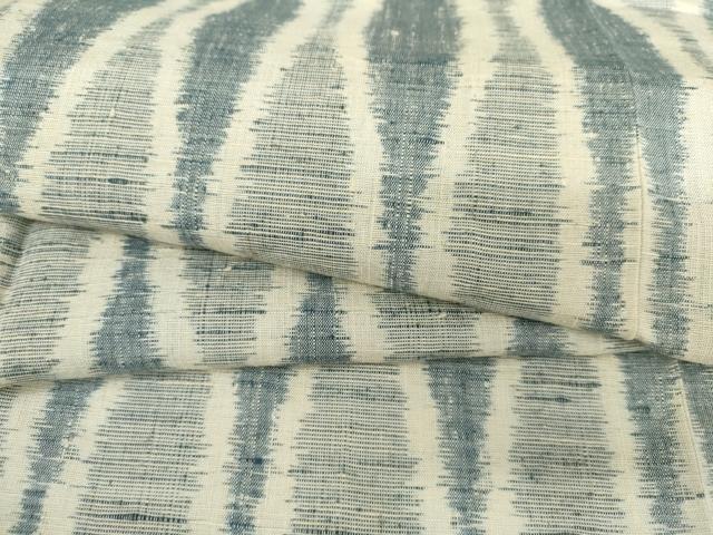 平和屋着物▽上質な紬　単衣　立涌文　正絹　逸品　AABI7279cs