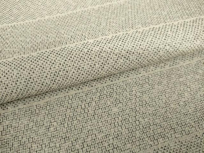 平和屋着物▽本塩沢　単衣　110亀甲　横段文　正絹　逸品　AABI7288cs