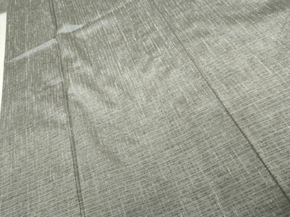 平和屋着物▽上質な紬 　単衣　霞文 　正絹　逸品　未使用　AABI7289cs