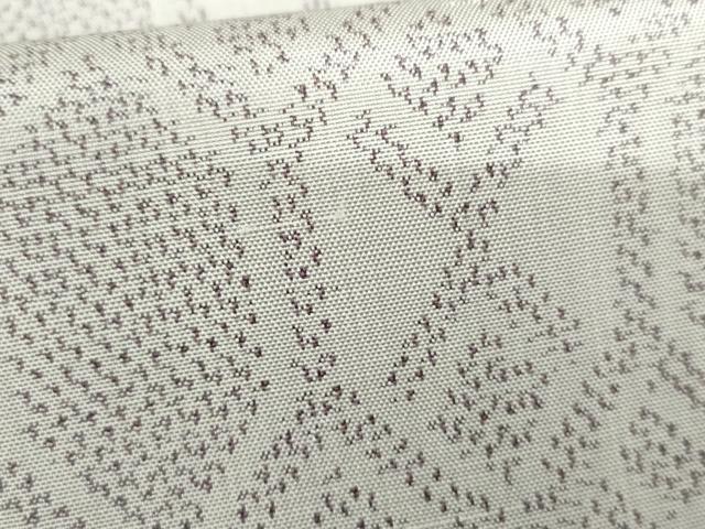 平和屋着物▽上質な紬　単衣　亀甲文　正絹　逸品　AABI7310cs