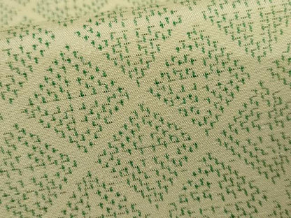 平和屋着物▽上質な紬　単衣　菱文　正絹　逸品　AABI7314cs