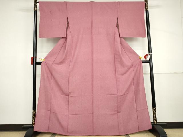 平和屋着物▽江戸小紋　単衣　鮫小紋柄　正絹　逸品　AABI7319cs