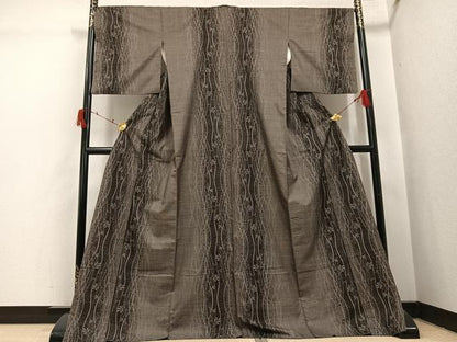 平和屋着物●本場大島紬　カタス9マルキ　花間道　ますいわ屋扱い　ロング丈　正絹　逸品　AABI7321ph