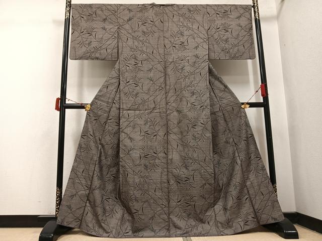 平和屋着物●本場大島紬　カタス9マルキ　薄文　正絹　逸品　AABI7326ph