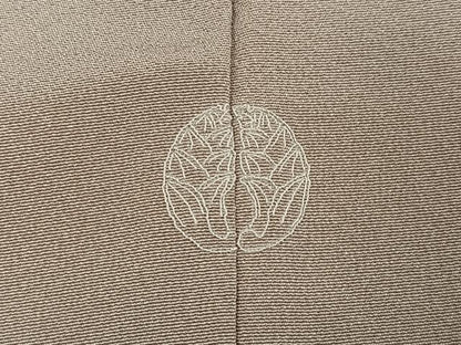 平和屋着物●訪問着　刺繍　籬草花文　正絹　逸品　AABI7330ph