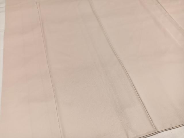 平和屋着物●上質な色無地　作家物　薄香色　正絹　逸品　AABI7348ph