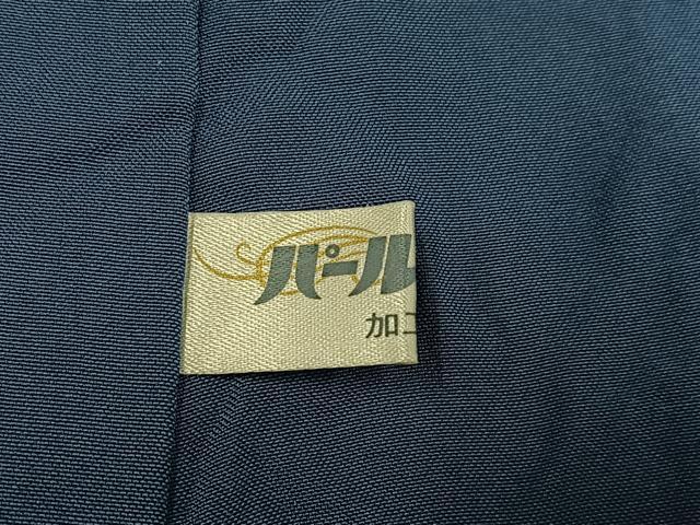 平和屋着物●本塩沢　みじん格子　正絹　逸品　AABI7350ph