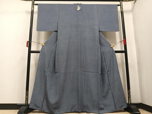 平和屋着物●江戸小紋　丸山茂夫　鮫小紋柄　正絹　逸品　未使用　AABI7352ph