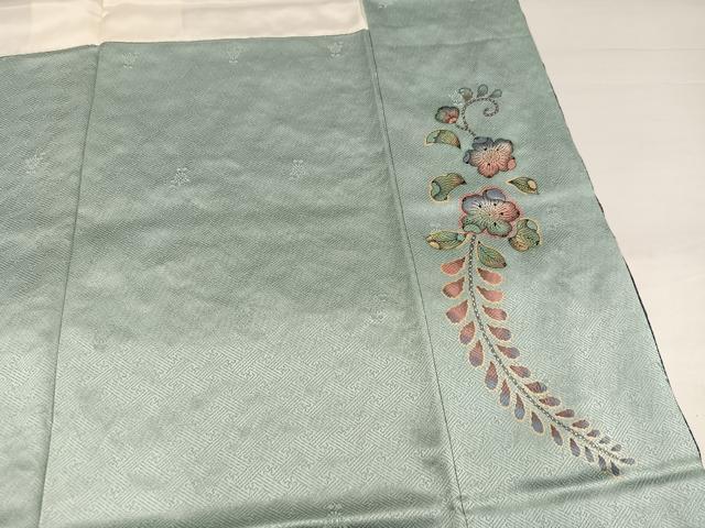 平和屋着物●訪問着　辻が花　絞り　暈し染め　金彩　三越扱い　正絹　逸品　未使用　AABI7381ph