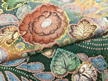平和屋着物●染色作家　林淳一　訪問着　辻が花　絞り　暈し染め　金彩　正絹　逸品　AABI7389ph