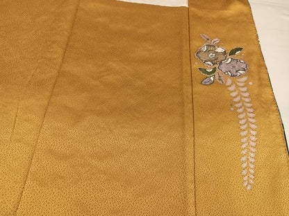平和屋着物●染色作家　林淳一　訪問着　辻が花　絞り　暈し染め　金彩　正絹　逸品　AABI7389ph