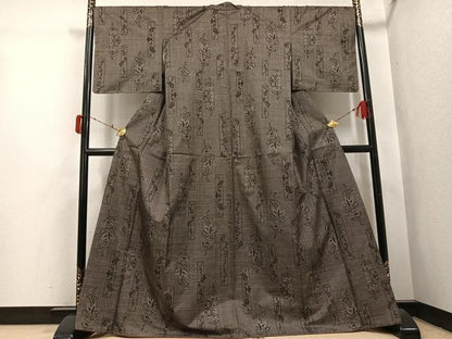 平和屋着物●本場大島紬　一元7マルキ　正絹　逸品　未使用　AABI7398ph