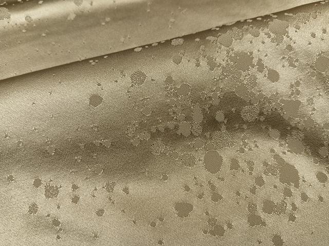 平和屋着物●上質な色無地　霞地紋　利休白茶色　正絹　逸品　未使用　AABI7432ph