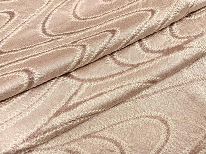 平和屋着物●上質な小紋　絞り　流水文　正絹　逸品　AABI7438ph