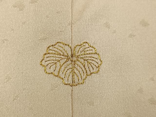 平和屋着物●訪問着　友禅　駒刺繍　松皮菱花文　金彩　正絹　逸品　AABI7455ph