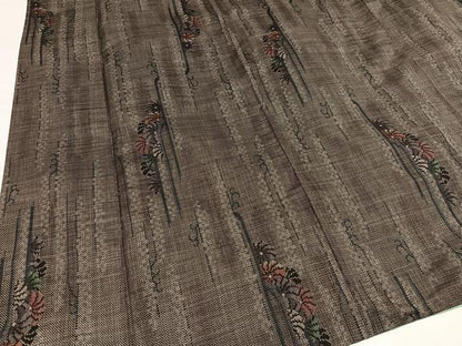 平和屋着物●本場大島紬　一元7マルキ　花間道　正絹　逸品　AABI7457ph