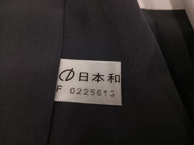 平和屋着物●お召　縞　正絹　逸品　AABI7459ph