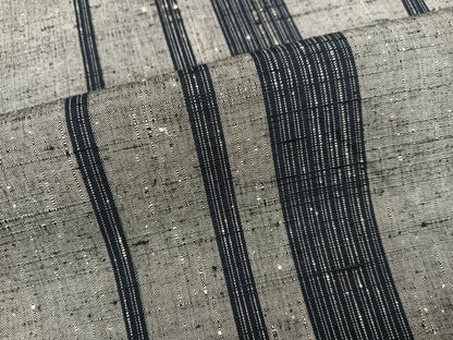 平和屋着物●上質な紬　間道　正絹　逸品　AABI7464ph