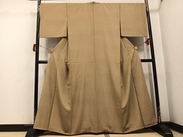 平和屋着物●江戸小紋　極小鮫小紋柄　正絹　逸品　AABI7475ph
