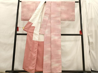 平和屋着物■上質な小紋 霞仕覆文 地紋起こし 暈し染め 正絹 逸品 AABI7495br