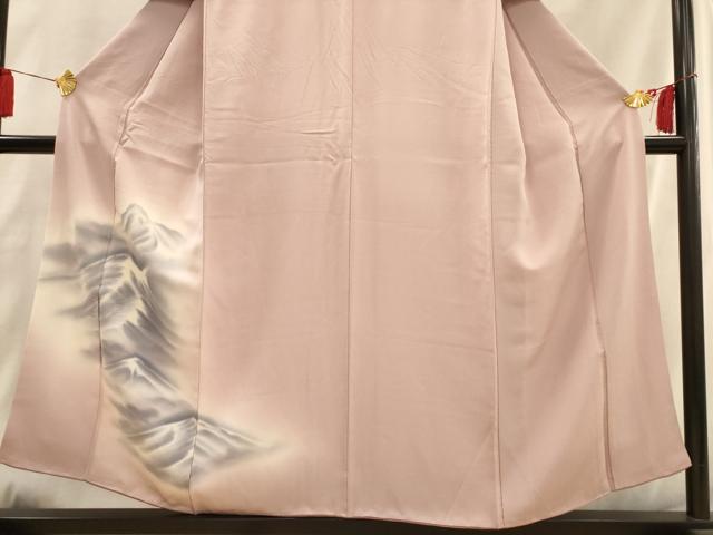 平和屋着物■色留訪問着　遠山文　暈し染め　正絹　逸品　AABI7499br