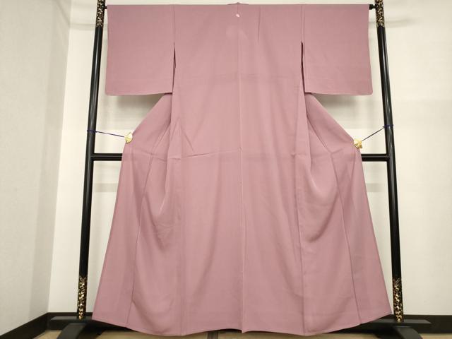 平和屋着物＊夏物　色無地　絽　梅鼠色　正絹　逸品　未使用　AABI7521ck
