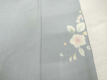 平和屋着物●訪問着　辻が花　舞花文　暈し染め　金彩　正絹　逸品　AABI7554ck