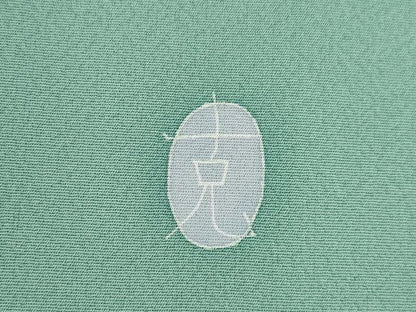 平和屋着物●本加賀友禅作家　南克治　訪問着　風景花文　正絹　逸品　AABI7558ck