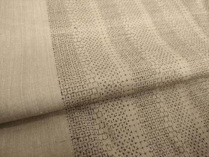 平和屋着物●本場結城紬　重要無形文化財　100亀甲　間道　正絹　逸品　AABI7560ck