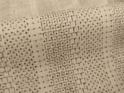 平和屋着物●本場結城紬　重要無形文化財　100亀甲　間道　正絹　逸品　AABI7560ck