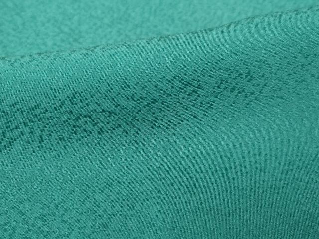 平和屋着物●上質な色無地　錆浅葱色　正絹　逸品　AABI7563ck
