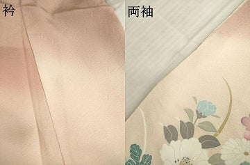 平和屋着物●訪問着　友禅　作家物　花車文　暈し染め　正絹　逸品　AABI7572ck