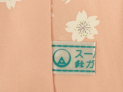 平和屋着物●長襦袢　袷　舞桜文　鈴乃屋扱い　正絹　逸品　AABI7574ck