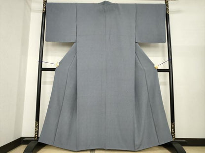 平和屋着物●江戸小紋　角通し　正絹　逸品　AABI7583ck
