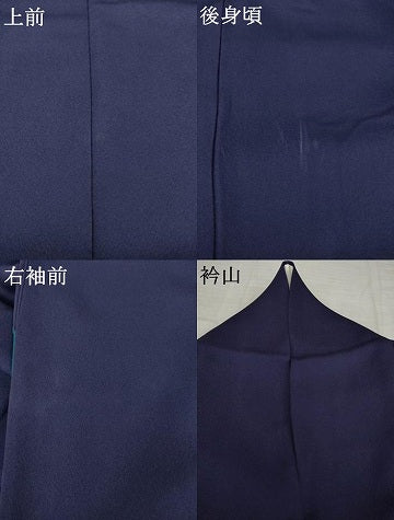 平和屋着物●訪問着　舞桜文　暈し染め　正絹　逸品　AABI7585ck