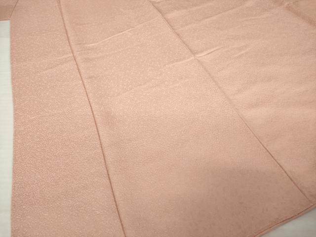 平和屋着物●上質な色無地　宍色　正絹　逸品　未使用　AABI7587ck