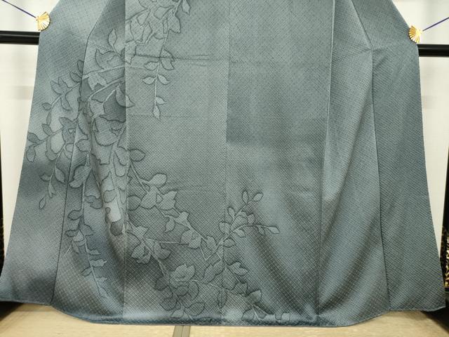 平和屋着物●絞り染色作家　藤井浩　訪問着　絞り　蔦草文　正絹　逸品　AABI7594ck